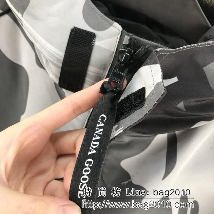 CanadaGoose加拿大鵝 明星同款 胸前章 防寒絨布羽絨服 男女同款 情侶款 ydi1623